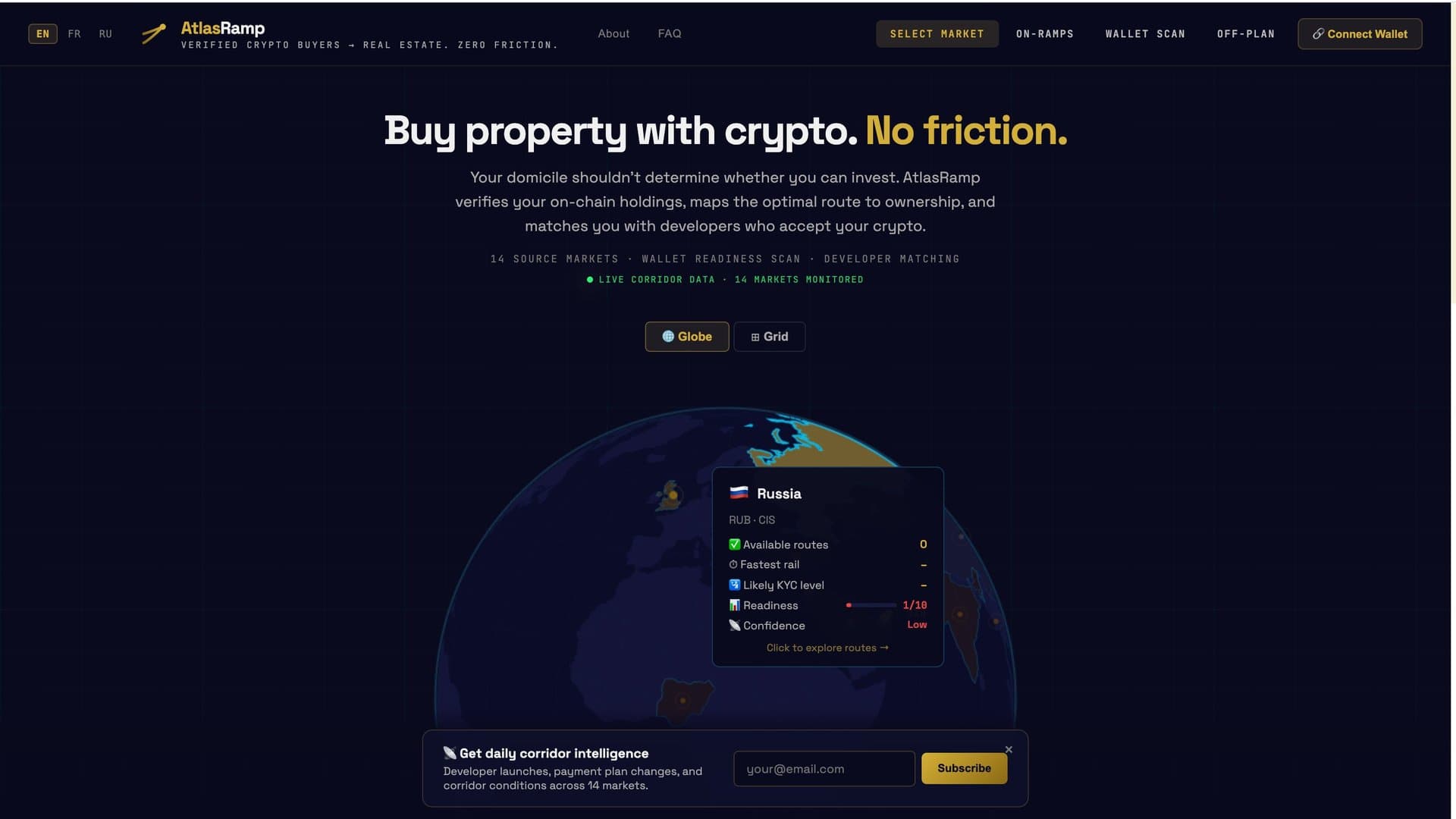AtlasRamp, Crypto real estate